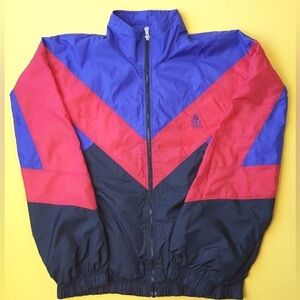 Vintage Olympic Colorblock Jacket